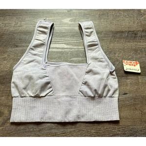 Free Movement Light Purple Thick Strap Bra Womens M/L NWT J7